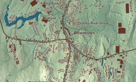 Beautifully Detailed Map of Bellingham, Massachusetts