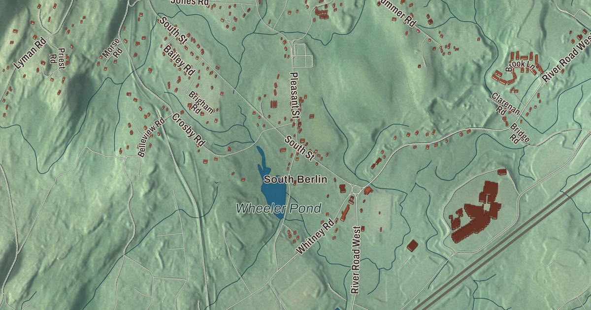 Beautifully Detailed Map of Berlin, Massachusetts