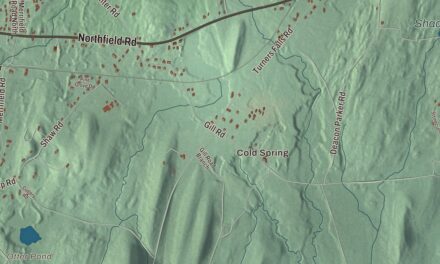 Beautifully Detailed Map of Bernardston, Massachusetts