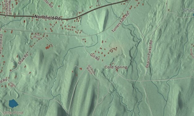 Beautifully Detailed Map of Bernardston, Massachusetts