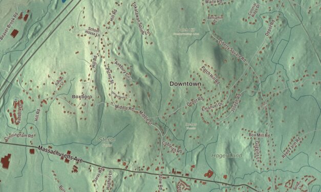 Beautifully Detailed Map of Boxborough, Massachusetts