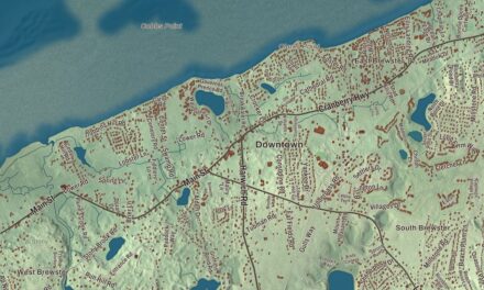 Beautifully Detailed Map of Brewster, Massachusetts