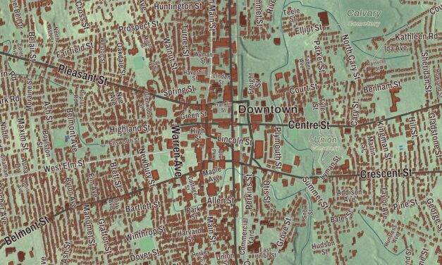Beautifully Detailed Map of Brockton, Massachusetts