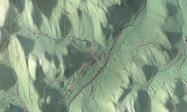 Beautifully Detailed Map of Buckland, Massachusetts