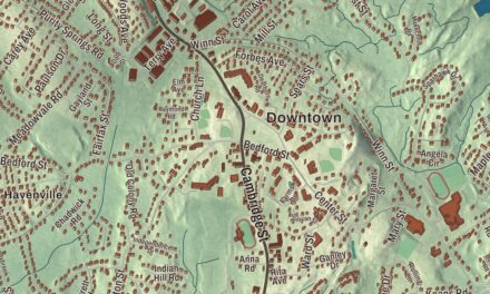 Beautifully Detailed Map of Burlington, Massachusetts