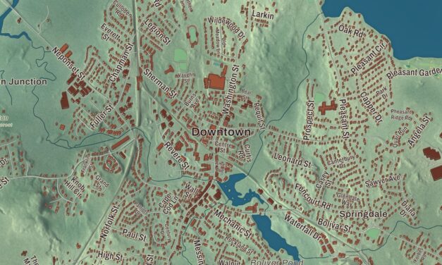 Beautifully Detailed Map of Canton, Massachusetts