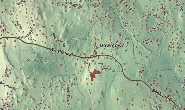 Beautifully Detailed Map of Carlisle, Massachusetts