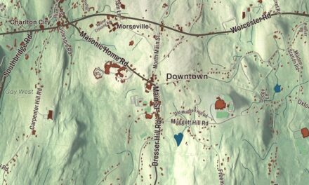Beautifully Detailed Map of Charlton, Massachusetts