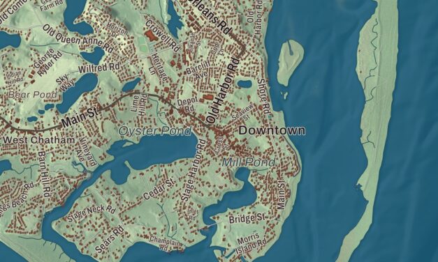Beautifully Detailed Map of Chatham, Massachusetts