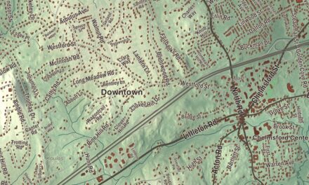 Beautifully Detailed Map of Chelmsford, Massachusetts