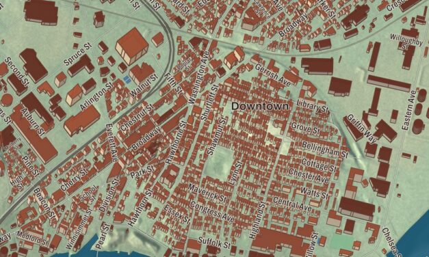 Beautifully Detailed Map of Chelsea, Massachusetts