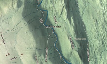Beautifully Detailed Map of Chester, Massachusetts