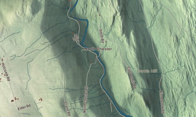Beautifully Detailed Map of Chester, Massachusetts