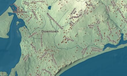 Beautifully Detailed Map of Chilmark, Massachusetts