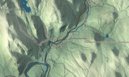 Beautifully Detailed Map of Colrain, Massachusetts