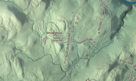 Beautifully Detailed Map of Conway, Massachusetts