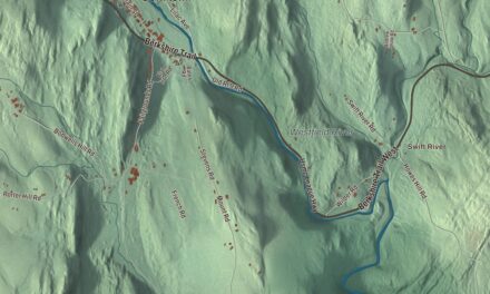 Beautifully Detailed Map of Cummington, Massachusetts