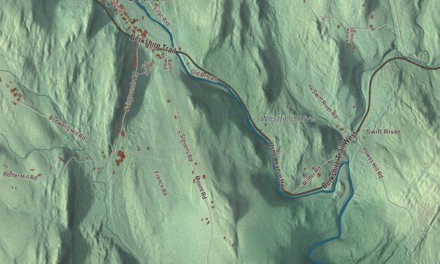 Beautifully Detailed Map of Cummington, Massachusetts
