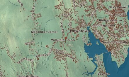 Beautifully Detailed Map of Dartmouth, Massachusetts