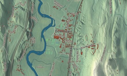 Beautifully Detailed Map of Deerfield, Massachusetts