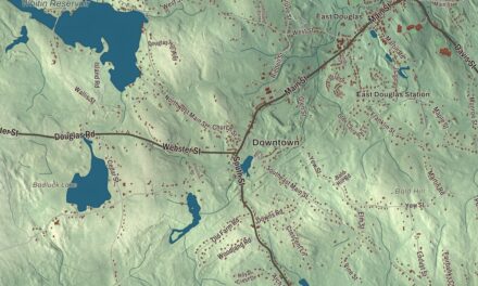 Beautifully Detailed Map of Douglas, Massachusetts