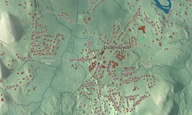 Beautifully Detailed Map of Dover, Massachusetts