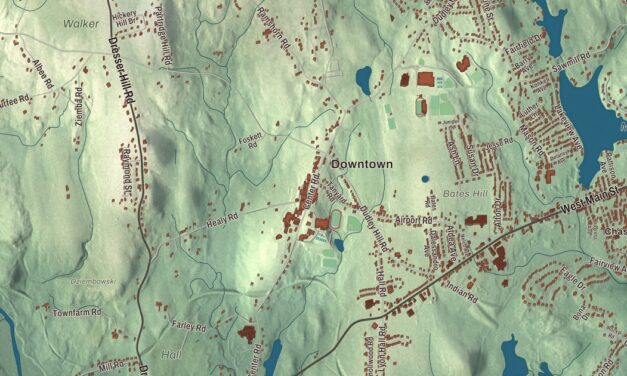 Beautifully Detailed Map of Dudley, Massachusetts