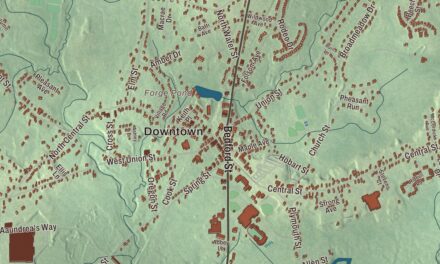 Beautifully Detailed Map of East Bridgewater, Massachusetts