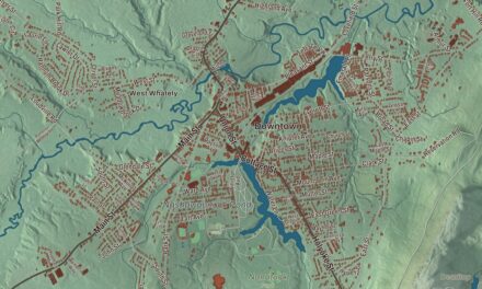 Beautifully Detailed Map of Easthampton, Massachusetts