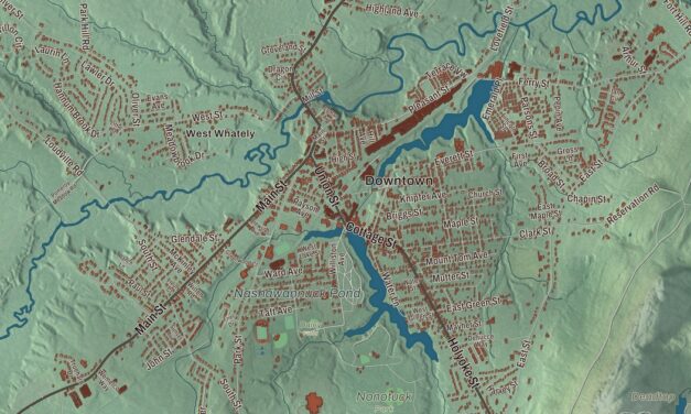 Beautifully Detailed Map of Easthampton, Massachusetts