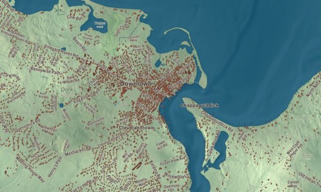Beautifully Detailed Map of Edgartown, Massachusetts