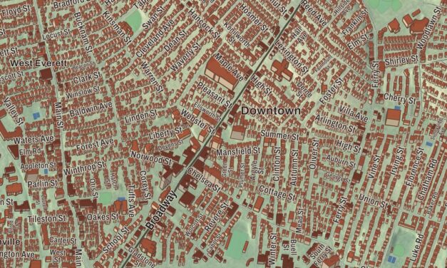 Beautifully Detailed Map of Everett, Massachusetts
