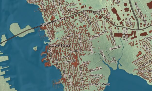 Beautifully Detailed Map of Fairhaven, Massachusetts