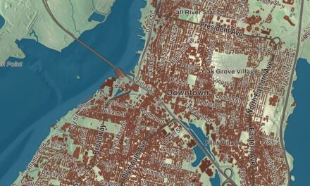 Beautifully Detailed Map of Fall River, Massachusetts