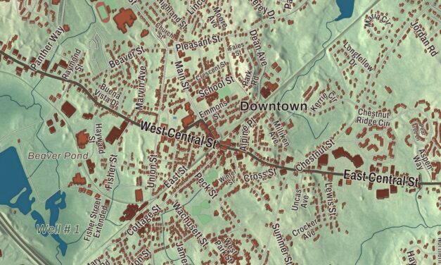 Beautifully Detailed Map of Franklin, Massachusetts