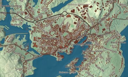 Beautifully Detailed Map of Gloucester, Massachusetts