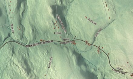 Beautifully Detailed Map of Goshen, Massachusetts