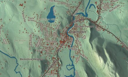 Beautifully Detailed Map of Great Barrington, Massachusetts