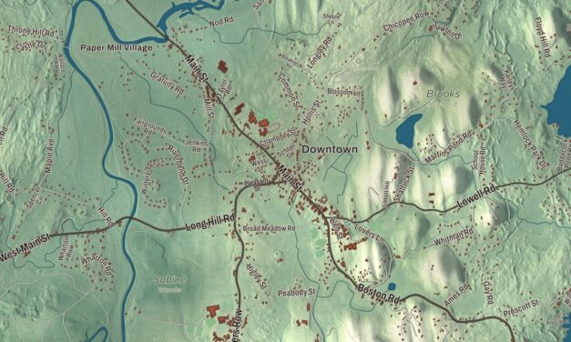 Beautifully Detailed Map of Groton, Massachusetts