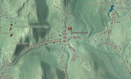 Beautifully Detailed Map of Hampden, Massachusetts