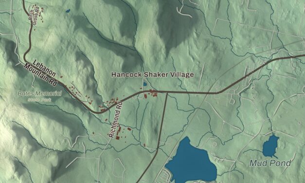 Beautifully Detailed Map of Hancock, Massachusetts