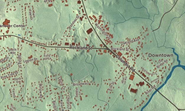 Beautifully Detailed Map of Hanover, Massachusetts
