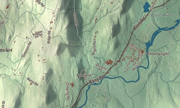 Beautifully Detailed Map of Hardwick, Massachusetts