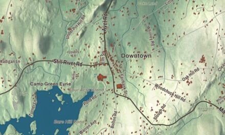Beautifully Detailed Map of Harvard, Massachusetts