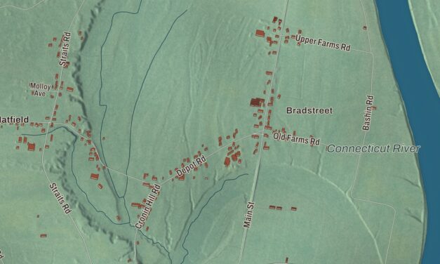 Beautifully Detailed Map of Hatfield, Massachusetts