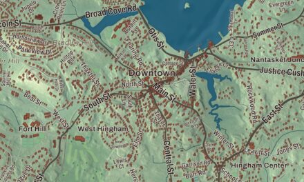Beautifully Detailed Map of Hingham, Massachusetts