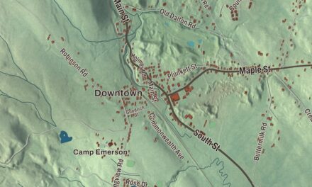 Beautifully Detailed Map of Hinsdale, Massachusetts