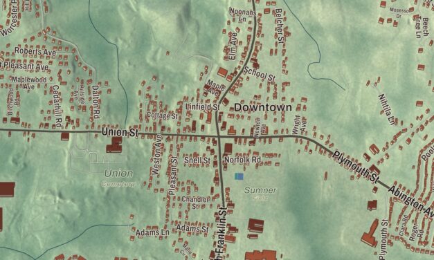 Beautifully Detailed Map of Holbrook, Massachusetts