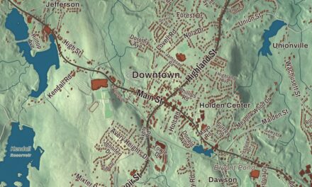 Beautifully Detailed Map of Holden, Massachusetts