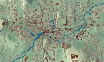 Beautifully Detailed Map of Hudson, Massachusetts